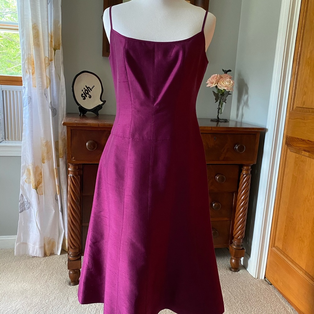 Ann Taylor silk dupioni dress size 2